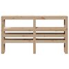 vidaXL Headboard with Shelves 140 cm Solid Wood Pine