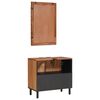 vidaXL Bathroom Sets with Storage Acacia Brown Winish Solid Mango Wood
