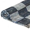 vidaXL Hand-woven Chindi Rug Denim 120x170 cm Blue