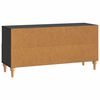 vidaXL TV Cabinet Black 102 x 34.5 x 50 cm Engineered Wood