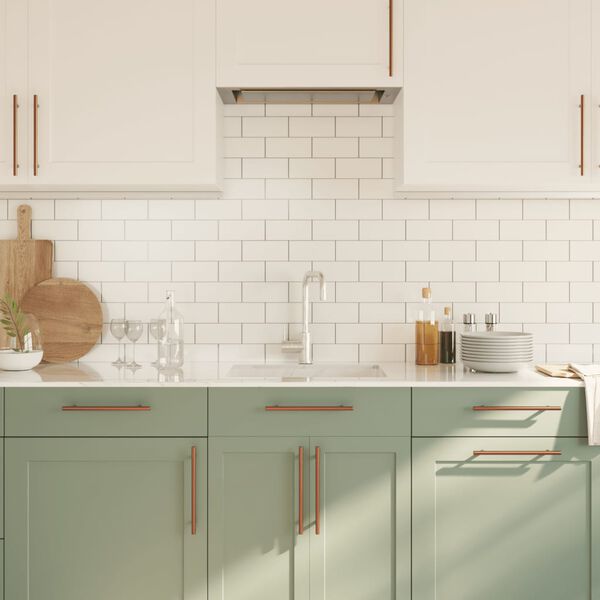 vidaXL Cabinet Handles 20 pcs Bronze 192 mm Stainless Steel