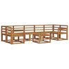 vidaXL Outdoor Sofa Set 8 pcs Natural Solid Acacia Wood