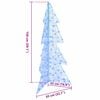 vidaXL Christmas Tree with 160 LEDs Blue 150 cm Acrylic