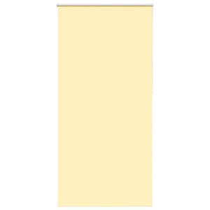 vidaXL Roller Blind Blackout Yellow 110x210 cm Fabric Width 105.7 cm Polyester