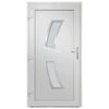 vidaXL Front Door White 88x200 cm PVC