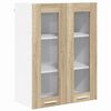 vidaXL Hanging Cabinet Sonoma Oak 60 x 31 x 80 cm Engineered Wood