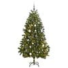 vidaXL Artificial Hinged Christmas Tree 300 LEDs & Ball Set 270 cm