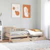 vidaXL Daybed with Drawers without Mattress 80x200 cm Solid Wood
