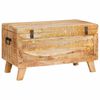 vidaXL Storage Box with Storage 70 x 35 x 40 cm Solid mango wood