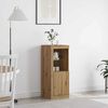 vidaXL LED Sideboard Brown 41 x 37 x 100 cm Engineered Wood