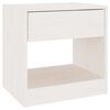 vidaXL Bedside Cabinets 2 pcs White 40x31x40 cm Solid Pinewood
