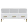 vidaXL TV Cabinet White 102x36x50 cm Engineered Wood