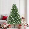 vidaXL Christmas Tree with 300 LEDs with Stand Green 180 cm PE