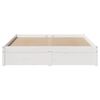 vidaXL Bed Frame without Mattress White 160x200 cm Solid Wood Pine