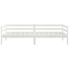 vidaXL Day Bed without Mattress White Solid Wood Pine 90x200cm