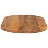 vidaXL Table Top 80x40x2.5 cm Oval Solid Wood Mango