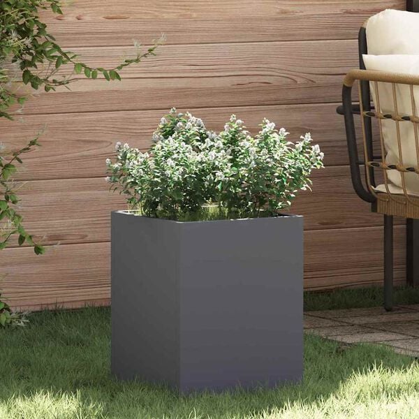 vidaXL Garden Planter Anthracite Cold-rolled steel