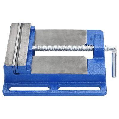 vidaXL Drill Press Vise Blue 150 mm Cast Iron
