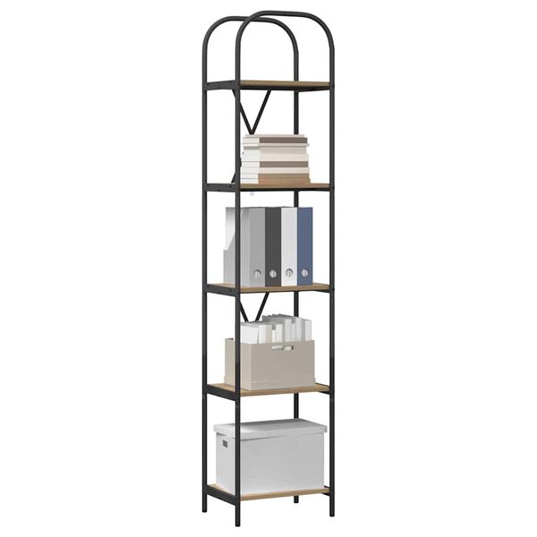 vidaXL Bookshelf Artisan Oak 40 x 30 x 183 cm Engineered wood