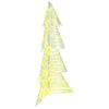 vidaXL Christmas Tree with 100 LEDs Warm White 120 cm PET