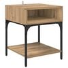 vidaXL Bedside Table Artisan Oak 40 x 40 x 50 cm Engineered Wood