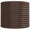 vidaXL Garden Raised Bed Galvanised Steel 224x80x68 cm Brown