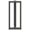 vidaXL Bar Table Legs T-Shaped&nbsp;2 pcs Anthracite 50x35x(90-91) cm Steel