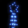 vidaXL LED Christmas Tree 363 LEDs Blue 182 cm