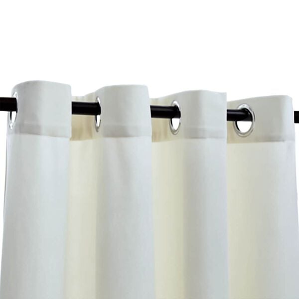 vidaXL Blackout Curtains with Rings 2 pcs Velvet Cream 140x245 cm