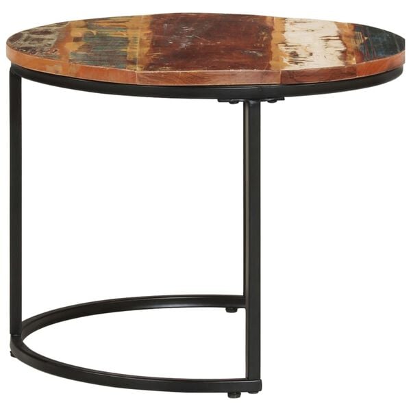 vidaXL Nesting Tables 2 pcs Solid Reclaimed Wood