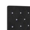 vidaXL LED Headboard with LED Strip Lights Black 80 cm Polyester