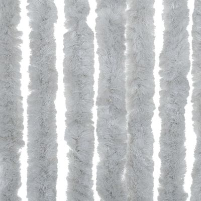 vidaXL Fly Curtain Grey 56x185 cm Chenille