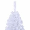 vidaXL Artificial Christmas Tree with Stand White 180 cm PVC and Steel