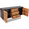 vidaXL Sideboard Solid Acacia Wood 115x35x70 cm