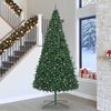 vidaXL Christmas Tree with Decorative String Lights Green 400 cm PVC