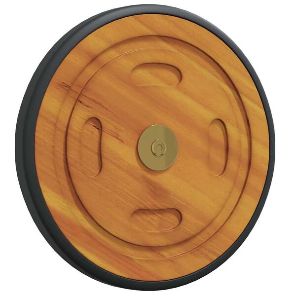 vidaXL Replacement Wheels Brown Solid Acacia wood