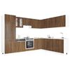 vidaXL 14 Piece Kitchen Cabinet Set Porto Brown Oak Engineered Wood