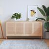 vidaXL Cabinet Doors Louvred Design 4 pcs 61.5x39.4 cm Solid Wood Pine
