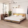 vidaXL Bed Frame without Mattress Metal 200x200 cm