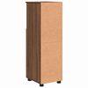 vidaXL Bathroom Cabinet with Storage Brown Oak 30 x 35 x 95 cm