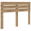 vidaXL Bed Frame Artisian Oak 140 x 190 cm Solid Pine Wood