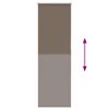 vidaXL Roller Blind Blackout Coffee 60x150 cm Fabric Width 55.7 cm Polyester