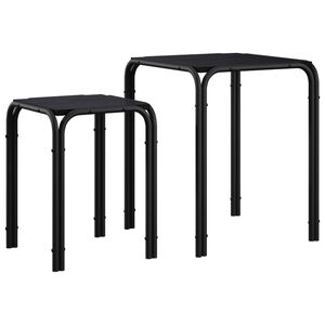 vidaXL Side Table Black Oak 41 x 40 x 50 cm Engineered Wood