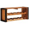 vidaXL Wine Rack Brown 100 x 45 x 33 cm Solid Acacia Wood