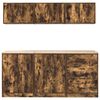 vidaXL Garage Cabinets 6 pcs Smoked Oak Engineered Wood