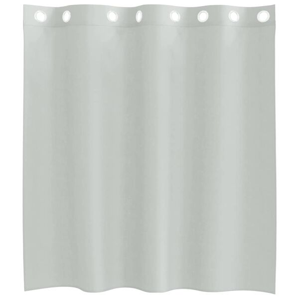 vidaXL Voile Curtains with Grommets 2 pcs Light Grey 140x140 cm