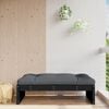 vidaXL Garden Footstool Black 120x80 cm Solid Wood Pine
