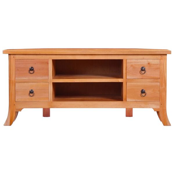 vidaXL TV Cabinet 100x40x45 cm Solid Wood Mahogany