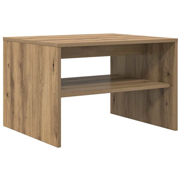 vidaXL Coffee Table Artisan Oak 60 x 50 x 40 cm Engineered Wood