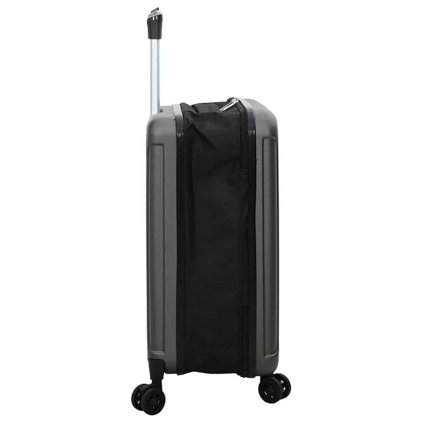 vidaXL Suitcase Folding Dark grey 34 x 23 x 55.5 cm ABS Plastic